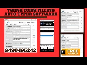TwinQ Form Filling Auto Typer Software