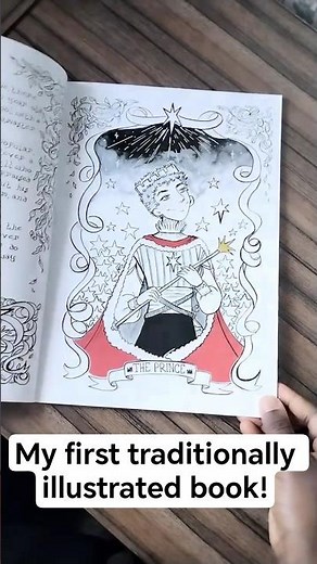 I illustrated a picture book in 30 days! 👑🪽🩷✨ #art #drawing #childrensbooks