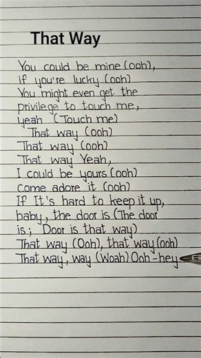 That Way Lyrics Song by KATSEYE #thatway #lyrics #katseye