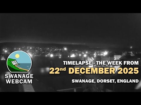 Swanage webcam recap - Seven day timelapse from 22nd December 2025 #webcam #timelapse