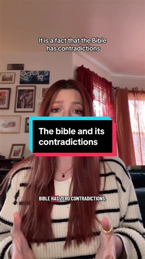 It is a fact that the Bible has contradictions. And that’s okay. Pretending like it doesn’t or trying to reconcile them with apologetics is dishonest and does a disservice to the text. #deconstruction #exchristian #bible #contradiction #atheist