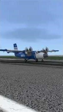 🔥 DHC-6 Twin Otter Siliguri Takeoff (RFS) #shorts