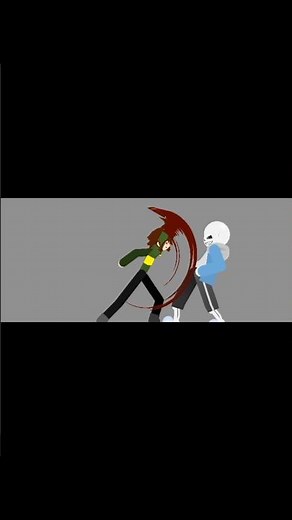 sans vs chara|stick nodes figt #undertale#sticknodes#stickman#animation