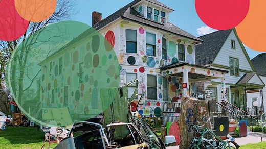 It's official, the Heidelberg Project turns 35 this April! Join us as we reflect on this milestone with a look back at just how the Heidelberg Project is SEEING, SAYING, and FEELING all things. This photo montage is the first in a series of our stroll down memory lane. We will continue to share more of our history and other celebratory events throughout the year! | The Heidelberg Project