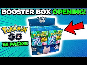 Pokemon GO Booster Box OPENING! (36 Booster Packs)