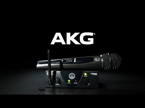 AKG WMS40 Mini Wireless Vocal Microphone Set ISM 1 | Gear4music demo