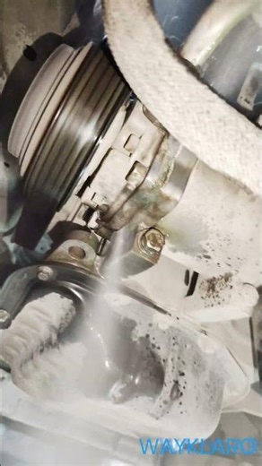 CAR A/C COMPRESSOR LEAK #automobile #car #mechanic #compressor