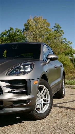 Porsche Macan Wrapped in Satin Metallic Spy Grey