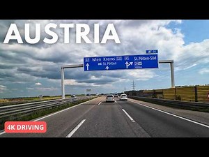 Relaxing Road Trip from Austria to Hungary in 4K UHD
