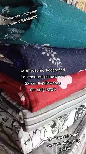 🔥🔥❤️‍🔥1x ultrasonic bedspread,2x standard pillowcase,2x conti-pillowcase on Special for only R250 umbhede ubemuhle bafazi...💃💃🔥❤️‍🔥