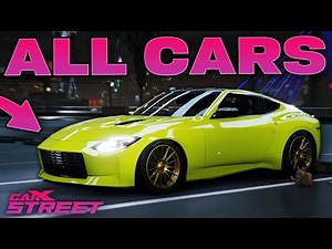 All Cars in CarX STREET PC...