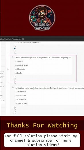 NPTEL Introduction To Internet Of Things Week 7 Assignment Answers | Baba Explains | #nptel #swayam