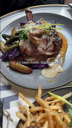 The Best Restaurant in Quebec City! 🍳 Le Lapin Saute 4K Travel Quebec