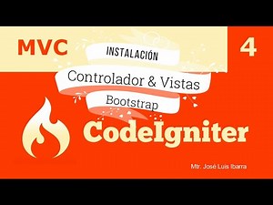 CodeIgniter 4 instalación y Bootstrap