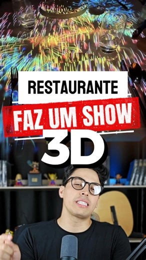 Paulo Castro on Instagram: "Esse restaurante transformou o jantar em um verdadeiro show 3D na mesa! 🤯🍽️ Um mini-chef prepara o seu prato em animação e, no final, a comida real chega exatamente no mesmo tempo. Experiência, inovação e marketing trabalhando juntos isso é o futuro dos restaurantes! 👨‍🍳✨ Se você curtiu essa ideia, me segue porque eu trago ideias de negócios todos os dias aqui no perfil! 💡🚀 Siga para mais @iaeinvestiria #ideiasdenegocios #negocioscriativos #novasideias #empreend