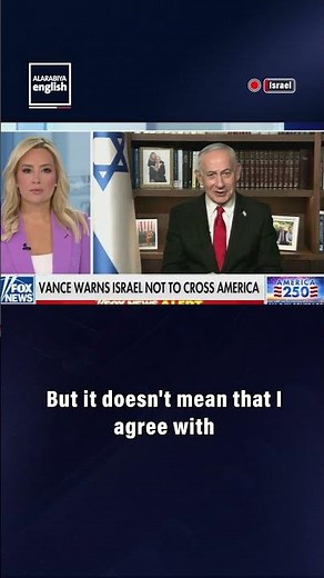 Netanyahu Disagrees with Vance’s ‘US Only Ally’ Remark