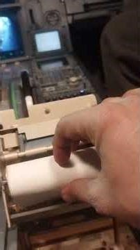 Changing paper roll of A320 family Printer .#airbus #aviation #commercialaircraft #airplane