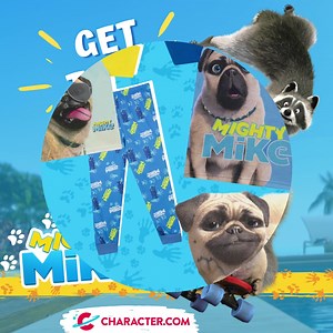 11 reactions | Mighty Mike is here and we're giving you 20% off! They can now take Mighty Mike with them on all their adventures – whether they're patrolling the neighbourhood in our paw-some Mighty Mike T-Shirts or having the mightiest of dreams in our cozy PJ's, they’ll be ready for whatever life throws at them! Get 20% off with code: MIGHTYMIKE22 Shop the Mighty Mike rangehttps://bit.ly/3KVVeOS | Character.com | Facebook