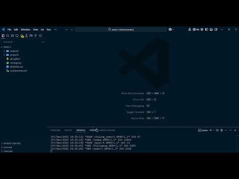 Project Network | Simple Walkthrough