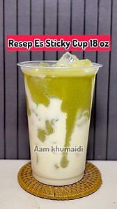 Resep dan Ide Jualan Es Sticky milk cup 18 oz #idejualan #esstickymilk #esdalgona #minumankekinian #minumanviral #resep #fbpro #fyp #jangkauan #minuman #popice | Aam Khumaidi Khambali