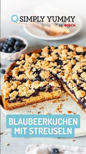 😍🫐 Der saftigste Blaubeerkuchen mit Streuseln | SIMPLY YUMMY Rezepte