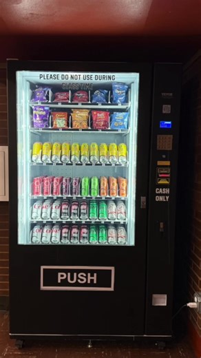 Come check out our brand new student store vending machine!!! Located across the hall from the main office! We got all your favorite things! 😉 #vendingmachine #viral #fyp #studentstore #snacks