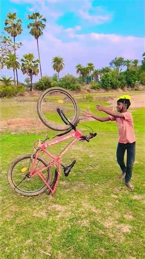 cycle rider stand ⚡😱#funny #shorts #shortsvideo #shortsviral