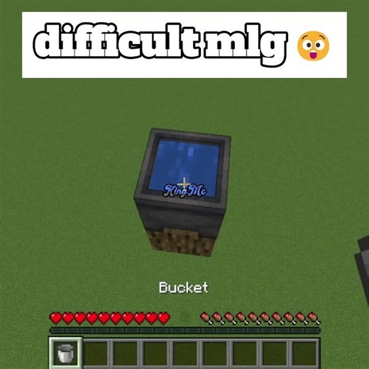 the difficult MLG minecraft (impossible!) 🤯 #minecraft #shorts