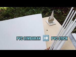 CARA MEMBUAT PVC STICK DARI PVC LEMBARAN‼️