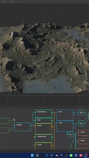 Como hacer un Landscape con Gaea y Unreal Engine #gamedevelopment #unrealengine
