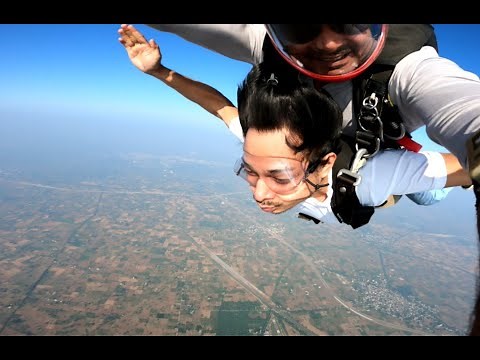 Skydiving in India | 10000 Feet | SkyHigh Narnaul Haryana