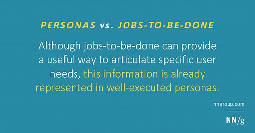 Personas vs. Jobs-to-Be-Done
