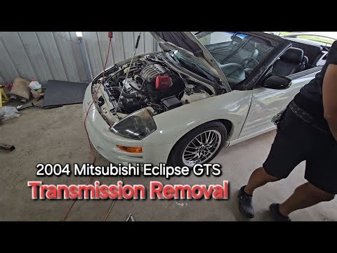 2004 mitsubishi eclipse gts transmission removal