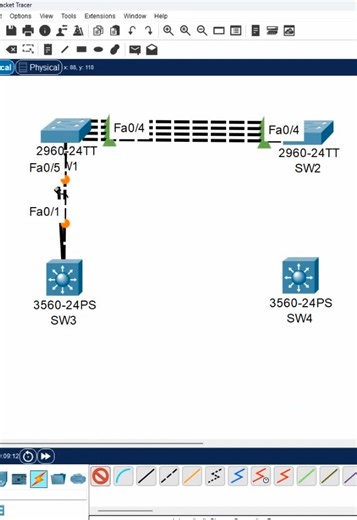 Network for you on Instagram: "✨Etherchannel lab by using LACP in CISCO Packet Tracer Part 3 ✨ 💬 Drop your answers in the comments! 👇 Follow @_networkforyou_ for more networking tips 👇 📢 Turn on post notifications so you never miss an update! 🌐💻 #NetworkForYou #CCNA #CCNP #CiscoNetworking #NetworkingBasics #ITCertifications #CCNATraining #NetworkEngineer #CyberSecurity #CiscoCertifications ⚡👨‍💻 #CCNP_Enterprise #networkforyou"