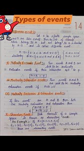 Types of events #Typesofevents #events #probability #viralreels #viralreelsfb | Mathematics Hub | Facebook