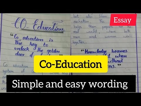 Essay on Co-Education with quotations | co education essay in simple and easy wording