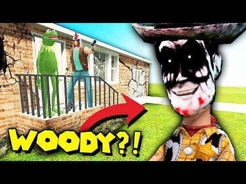CURSED WOODY vs DESTRUCTIBLE HOUSE! (Garry's Mod)