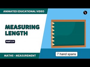 Measuring Length - Non standard unit | Measuring Length Of Objects Using Hand Span | Part 2