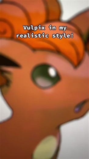 Realistic Vulpix Pokemon Drawing