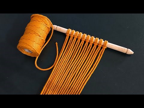 Macrame Pattern Tutorial 2024 - Macrame Wall Hanging Simple Design!