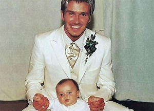 David Beckham Is 90s Dream With Baby Brooklyn In Snap From Lavish Irish Wedding