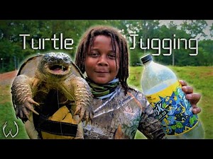 Jugging for Massive Snapping Turtles in Backyard Pond! | Learning the Wild Life