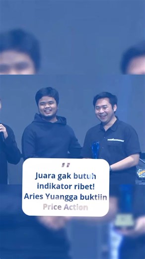 Gak perlu chart penuh warna buat jadi juara! 📉 Aries Yuangga buktiin kalau strategi Price Action yang simple justru paling mematikan di market. #metavulus #infinitepossibilities #tkaries #aries #trading