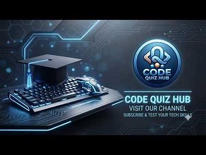 Welcome to Code Quiz Hub! | Test Your Tech & Coding Skills 🚀​Code |