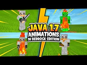 Animasi Java/Java Animations 1.7 Di Bedrock Edition (Minecraft Win10/Mcpe/1.16.100+)