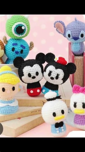Disney themed crochet ideas #crochet #cutecrochet #amigurumi #handmadeseller