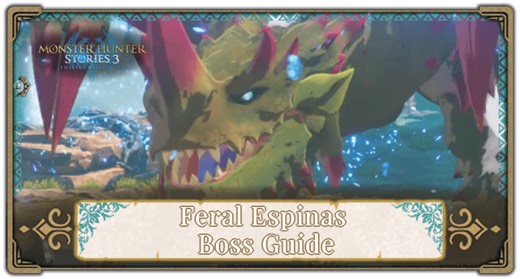 Feral Espinas Weaknesses, Patterns, and How to Beat | Monster Hunter Stories 3 (MHS3)｜Game8