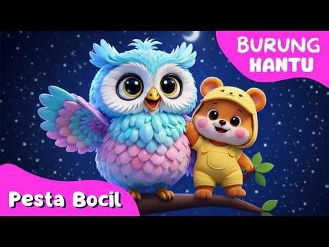 Burung Hantu | Lagu Anak Indonesia Terpopuler | Animasi 3D Lucu @pestabocil7