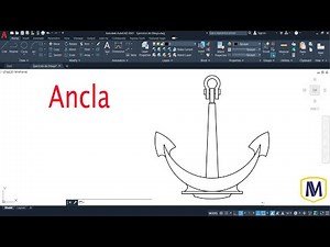 Ancla – Práctica de dibujos en AutoCAD