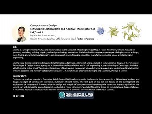 Genesis Lab_ 3D Graphic Statics by Marina Konstantatou